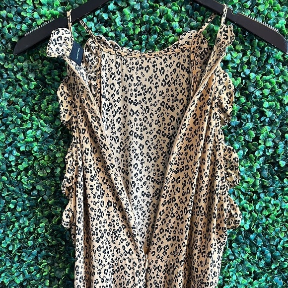 Who What Wear Cheetah Print Sleeveless Dress - Picture 7 of 12